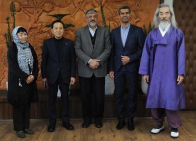 دیدار پولادگر با رئیس اتحادیه تکواندو آسیا